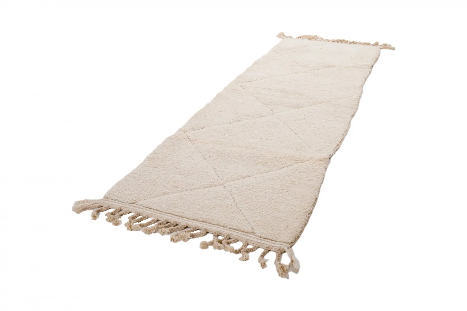 Tapis Kilim marocain Beni Ourain 295 x 90 cm