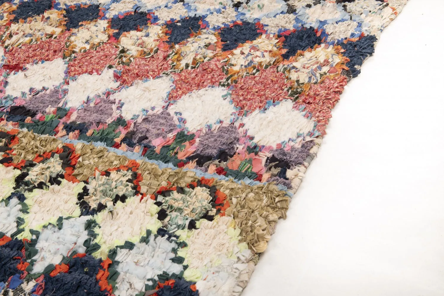 Tapis Marocain Berbère Boucherouite 210 x 140 cm