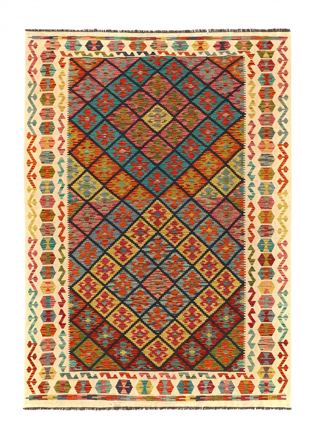 Tapis kilim oriental 257 x 184 cm