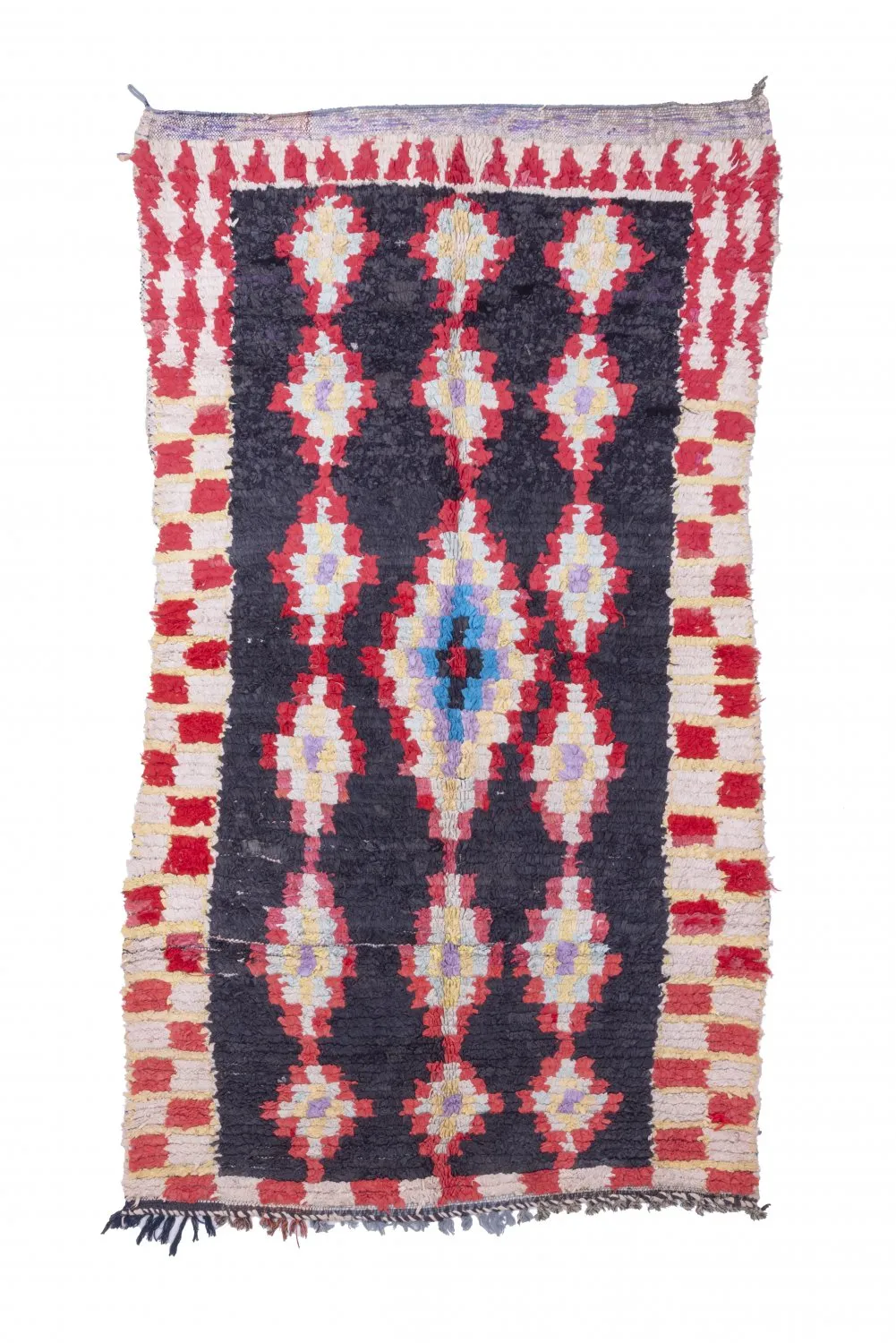 Tapis Marocain Berbère Boucherouite 235 x 130 cm