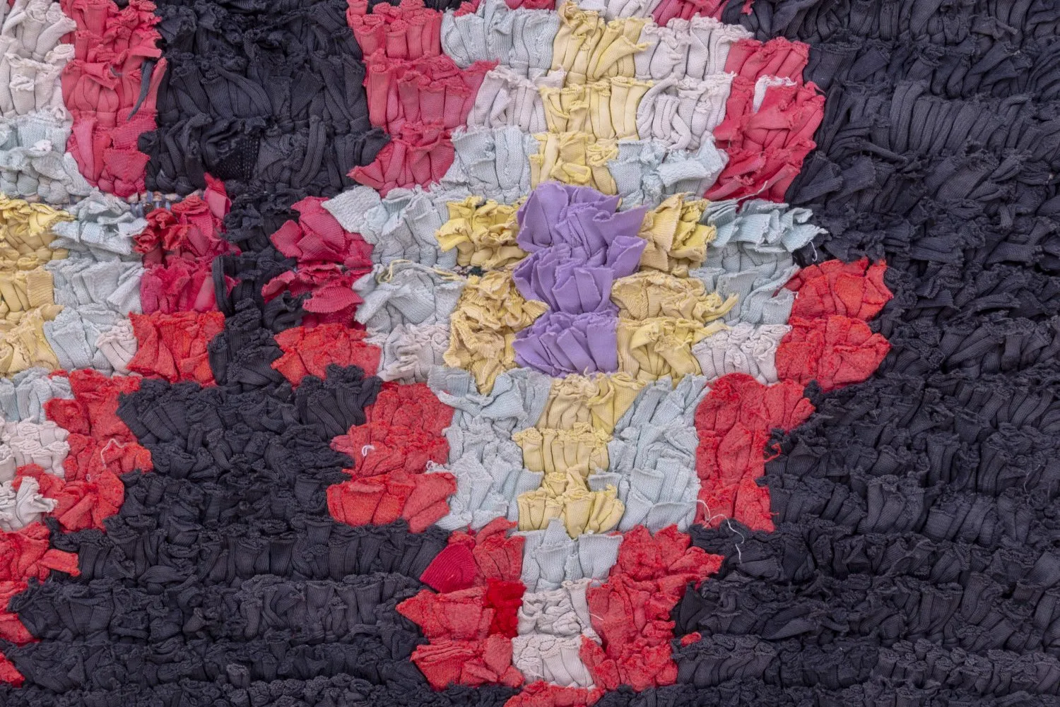 Tapis Marocain Berbère Boucherouite 235 x 130 cm