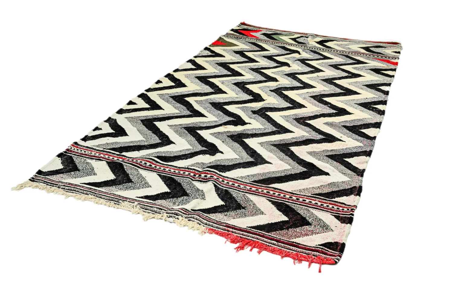 Tapis berbère marocain Boucherouite 150 x 280 cm