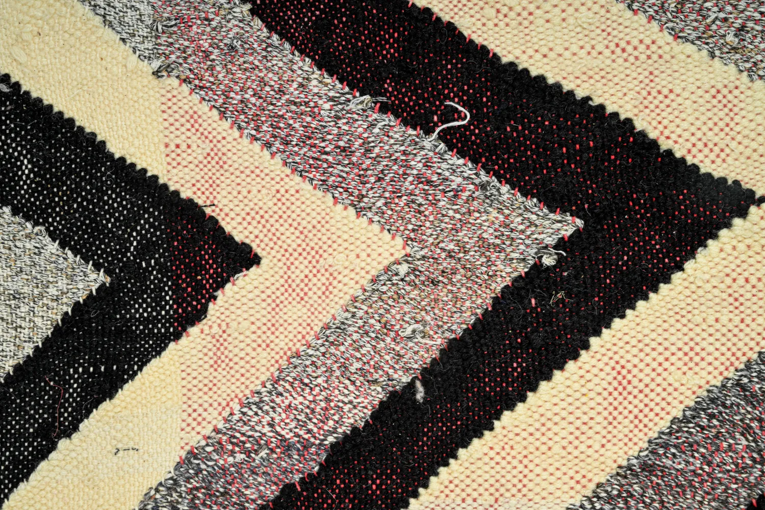 Tapis berbère marocain Boucherouite 150 x 280 cm