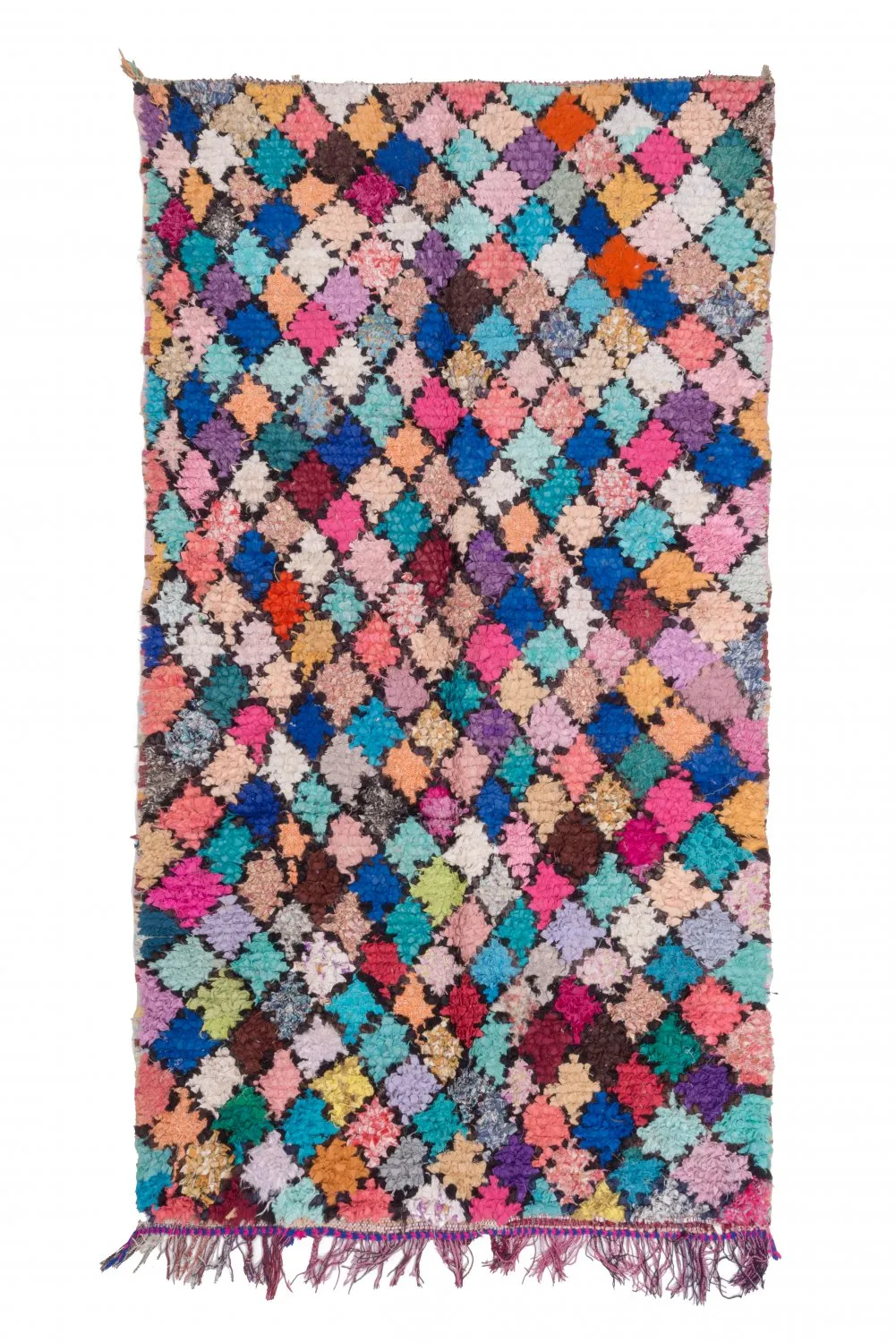 Tapis Marocain Berbère Boucherouite 255 x 135 cm