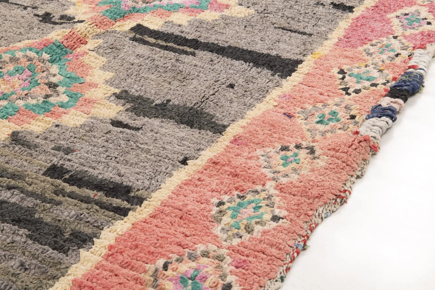 Tapis Marocain Berbère Boucherouite 225 x 105 cm