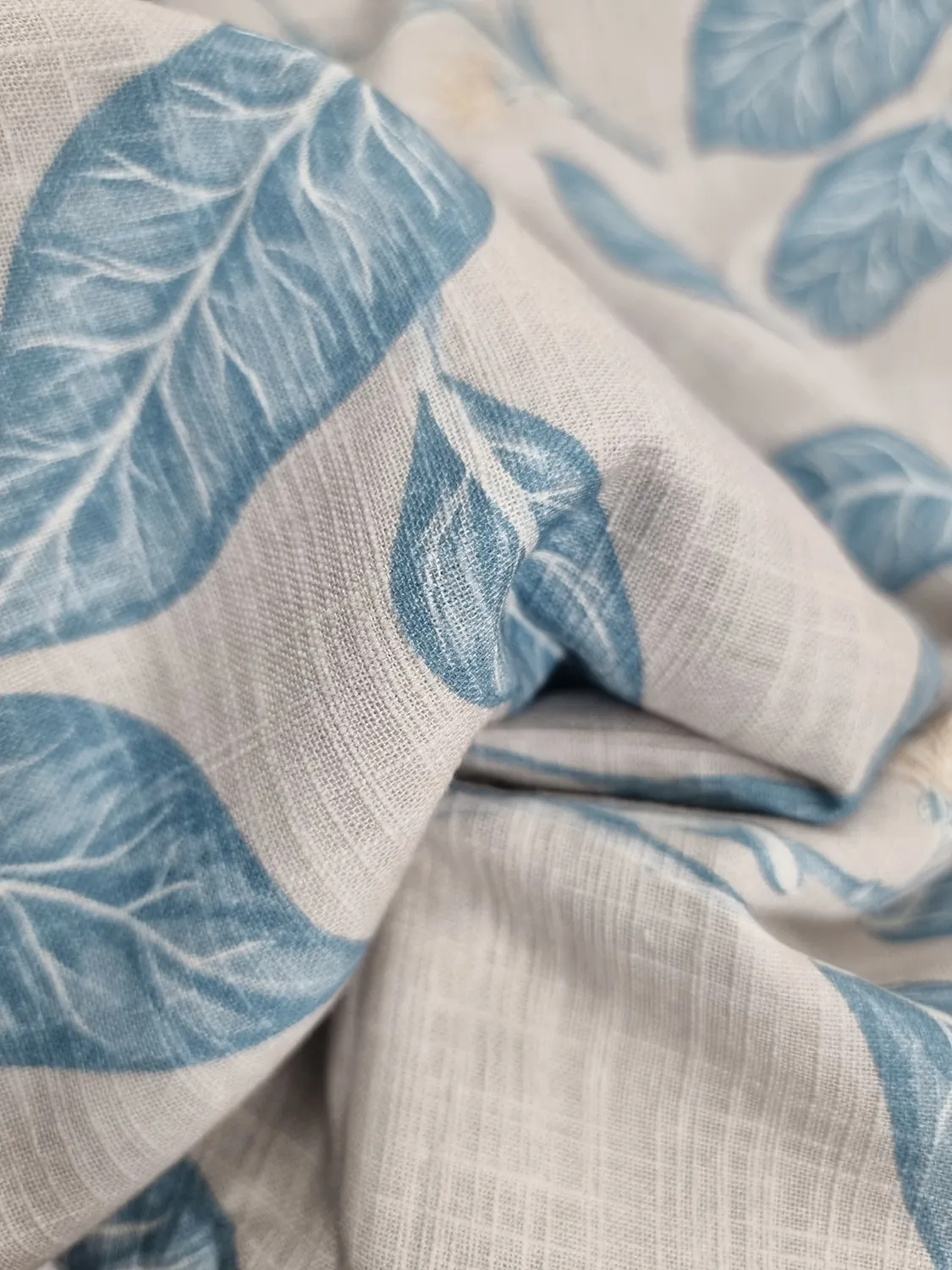 Rideaux - Rideau en coton - Morris (bleu)
