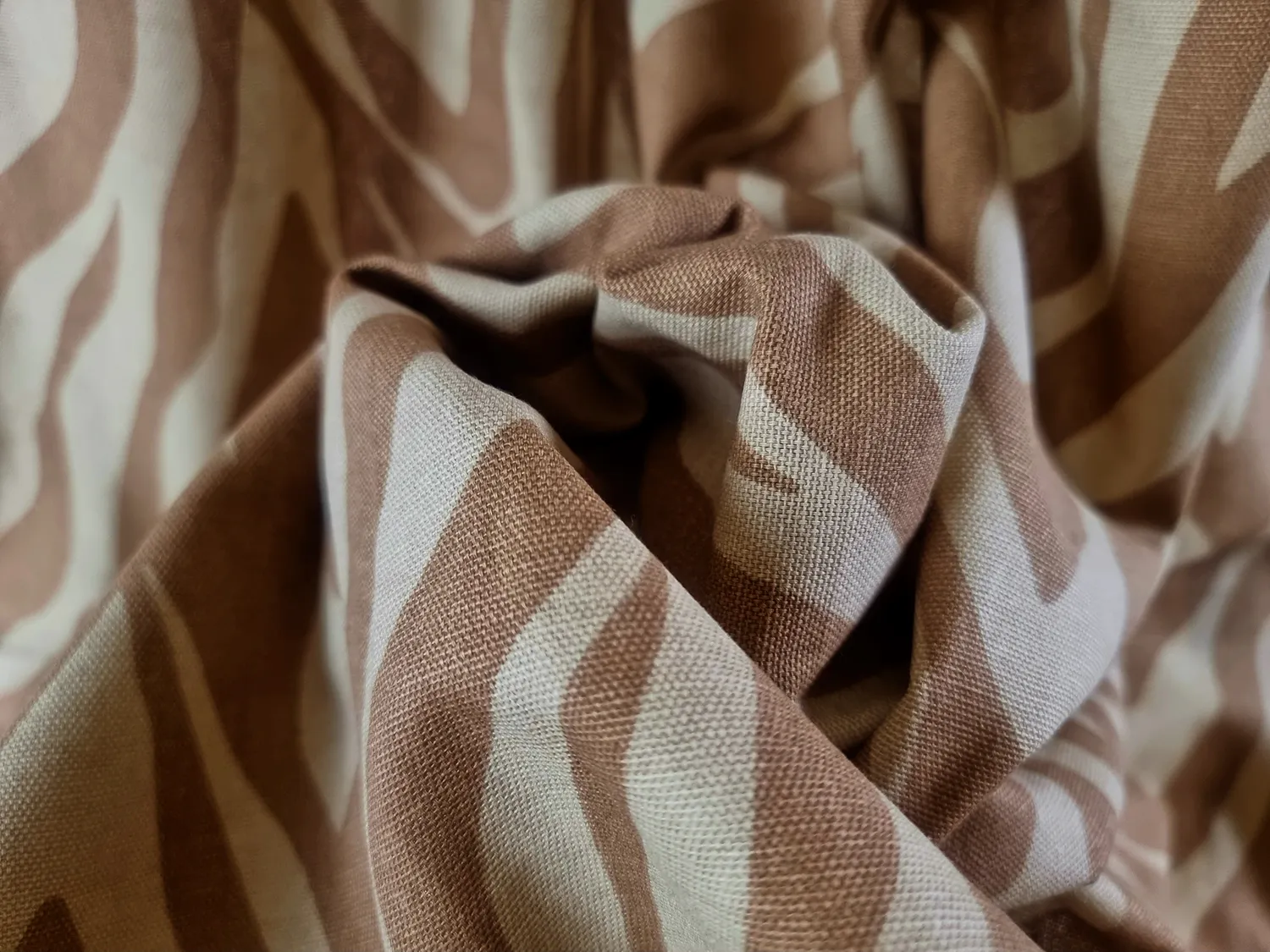Rideaux - Rideau en coton Laura (beige foncé)