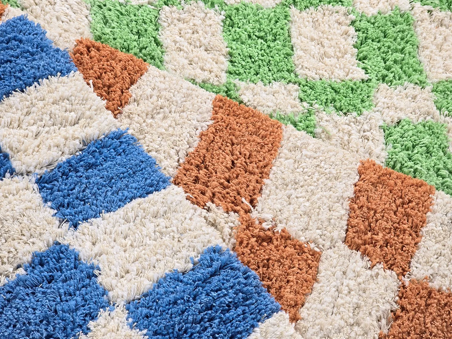 Tapis shaggy - Atrani Natural Cotton Shaggy (orange)
