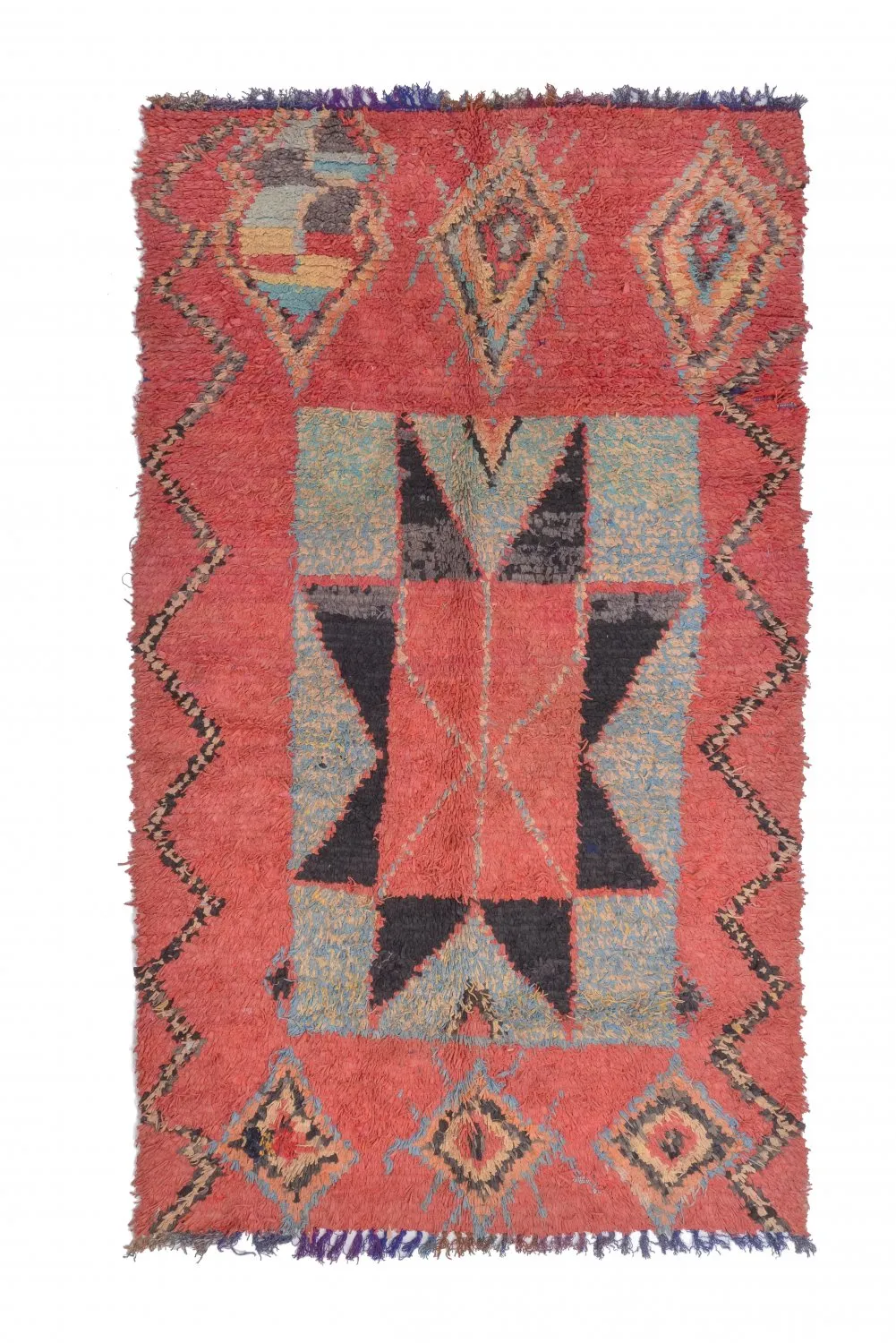Tapis Marocain Berbère Boucherouite 255 x 150 cm