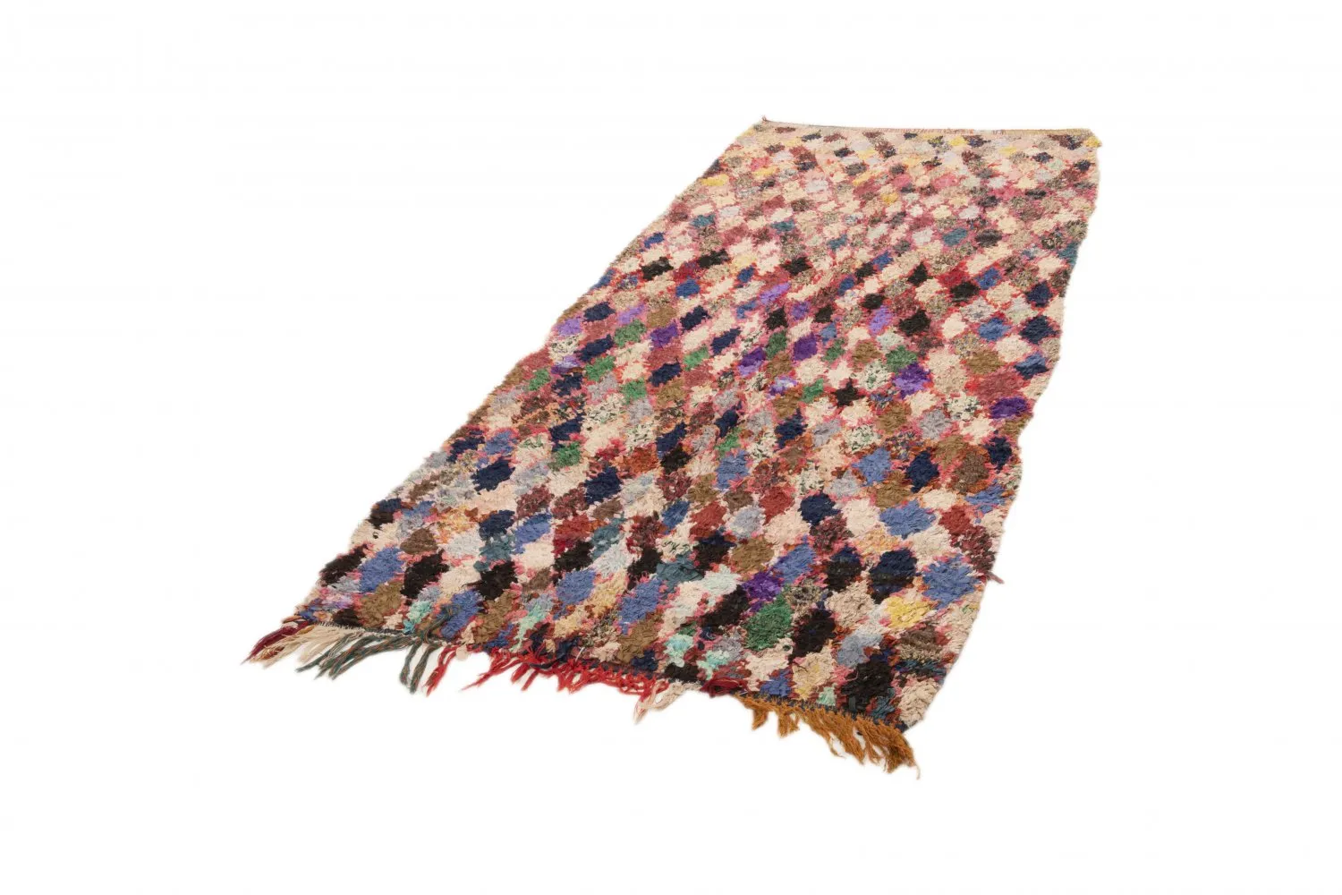 Tapis Marocain Berbère Boucherouite 295 x 120 cm