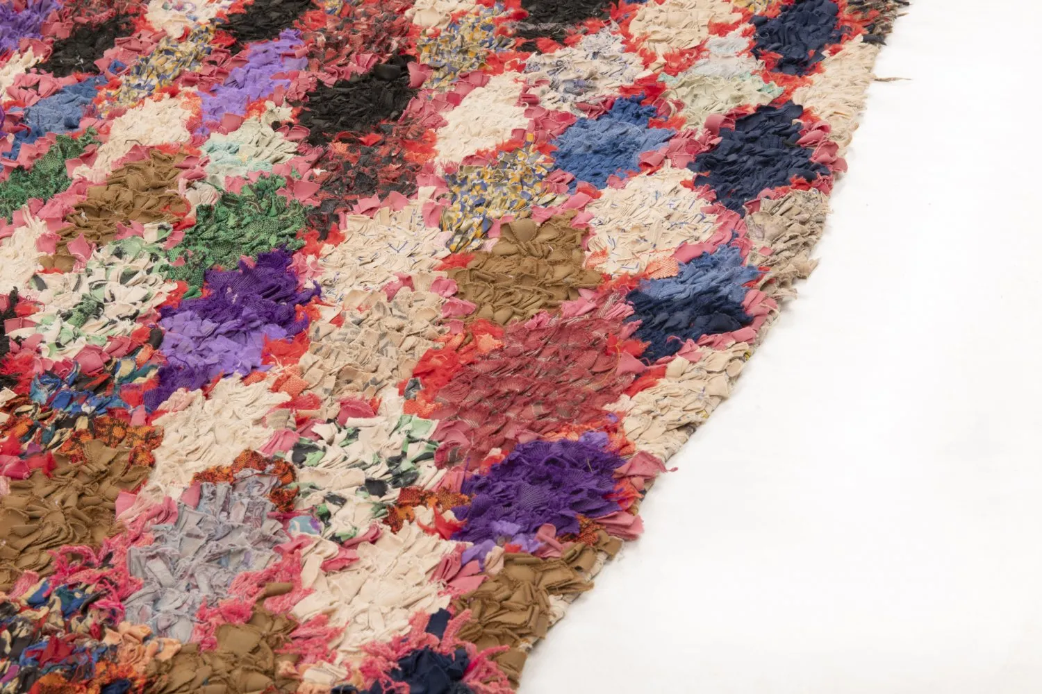 Tapis Marocain Berbère Boucherouite 295 x 120 cm