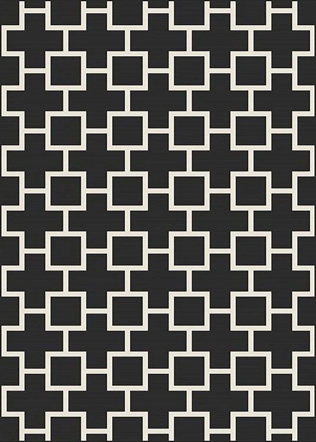 Tapis Intérieurs/Extérieurs - Brussels Silver (noir)
