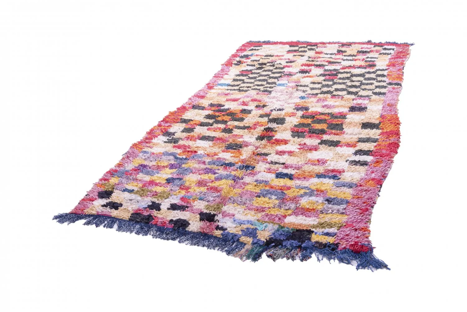 Tapis Marocain Berbère Boucherouite 280 x 145 cm