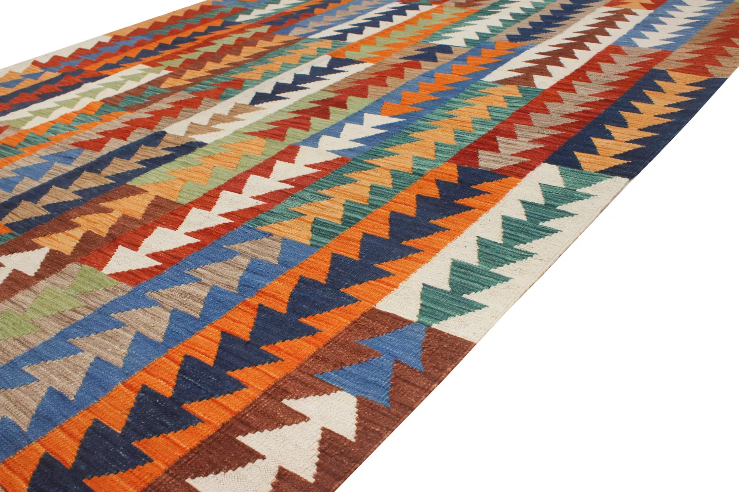 Tapis Oriental - Hazara Kelim Hand Woven - 194 x 299 cm
