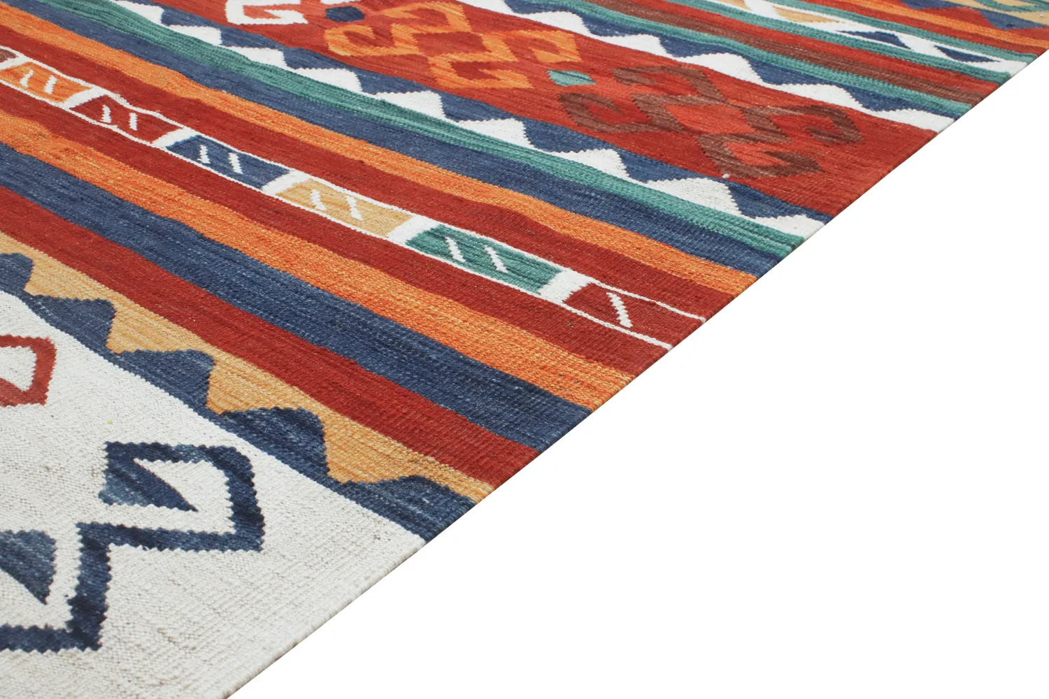Tapis Oriental - Hazara Kelim Hand Woven - 205 x 287 cm