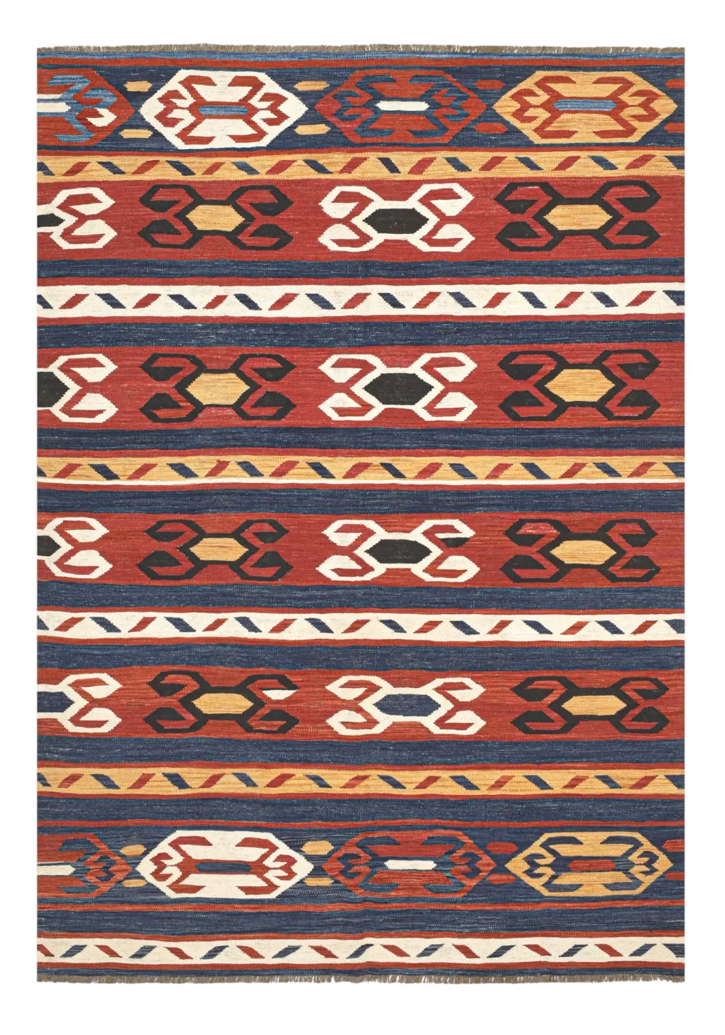 Tapis Oriental - Hazara Kelim Hand Woven - 198 x 289 cm
