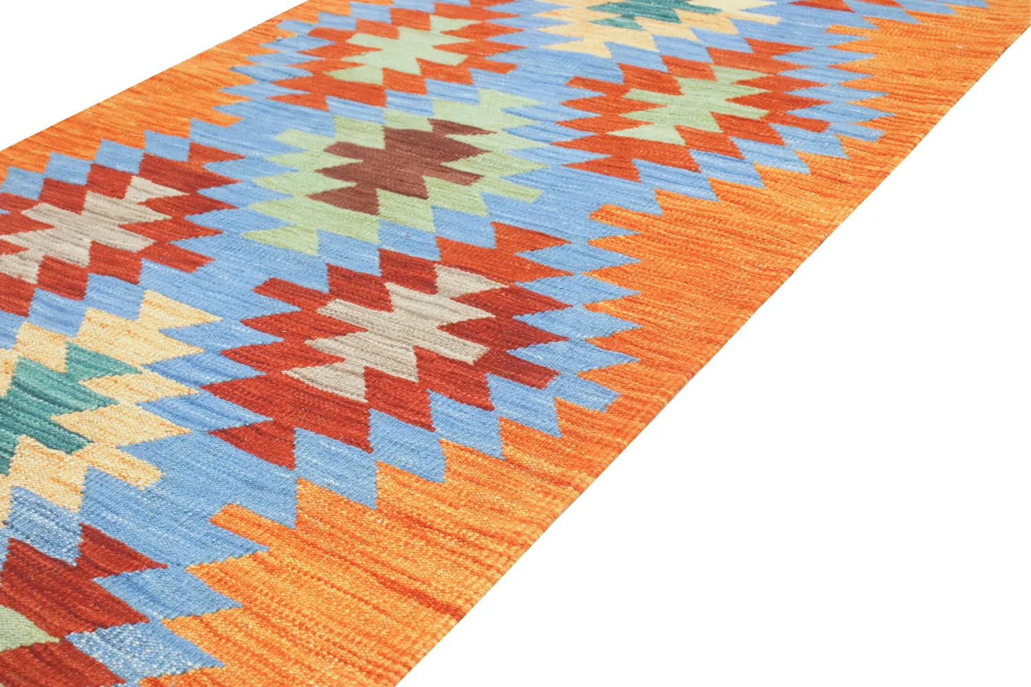 Tapis Oriental - Hazara Kelim Hand Woven - 81 x 241 cm