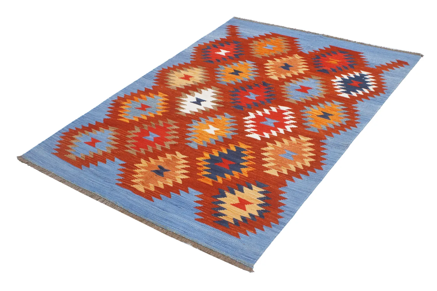 Tapis Oriental - Hazara Kelim Hand Woven - 135 x 184 cm
