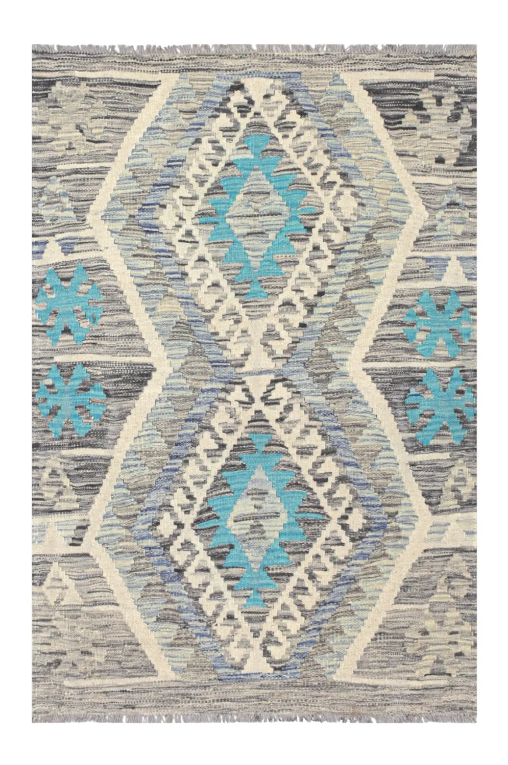 Tapis Oriental - Vegi Kelim Hand Woven - 86 x 123 cm