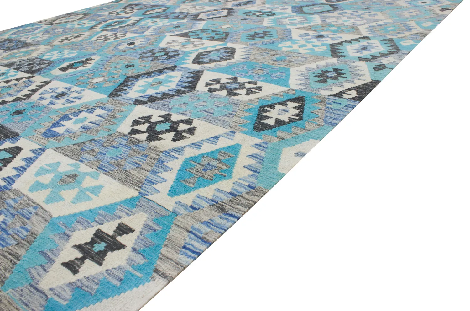Tapis Oriental - Vegi Kelim Hand Woven - 251 x 305 cm