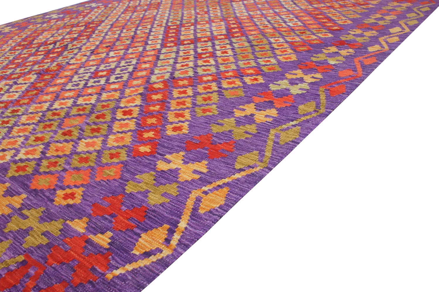 Tapis Oriental - Vegi Kelim Hand Woven - 250 x 299 cm