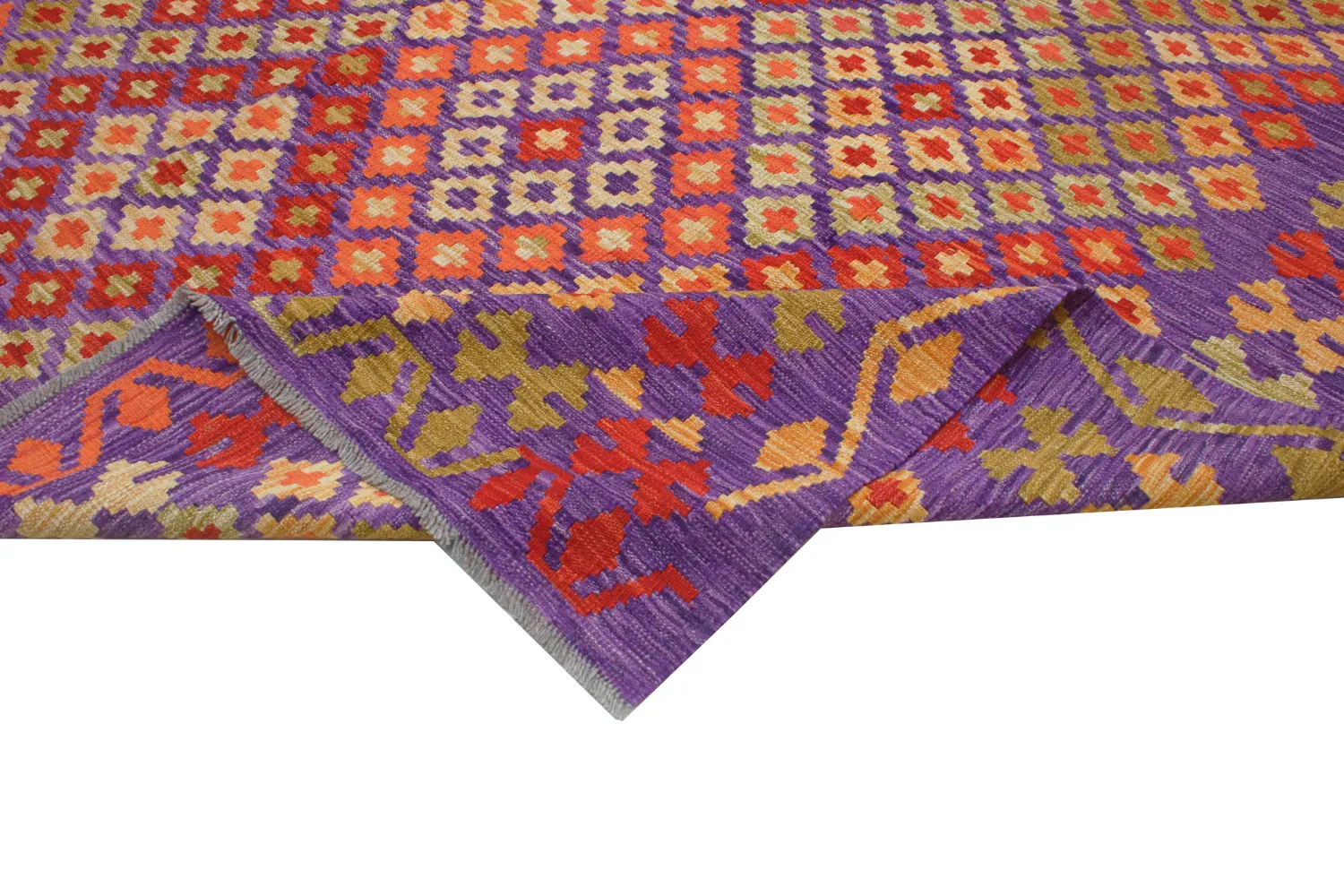 Tapis Oriental - Vegi Kelim Hand Woven - 250 x 299 cm