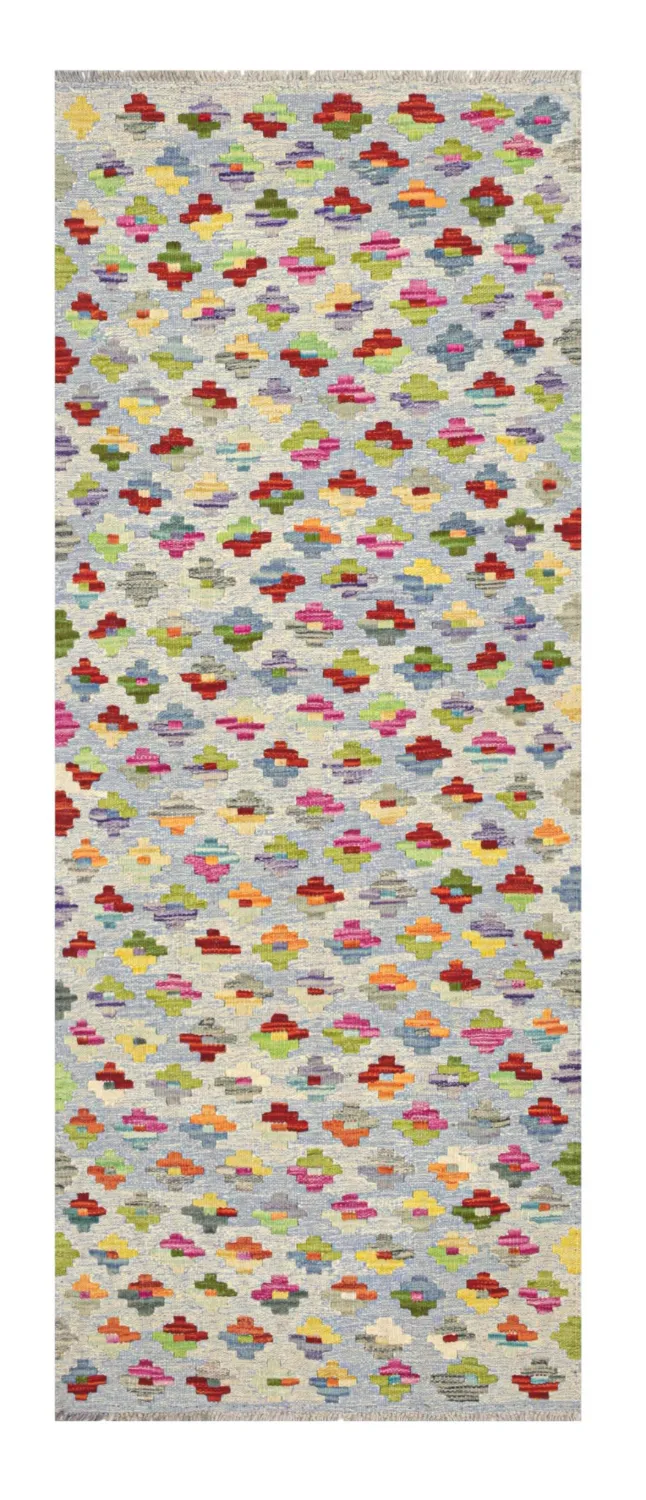 Tapis Oriental - Vegi Kelim Hand Woven - 77 x 197 cm