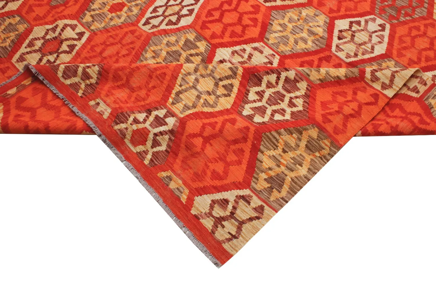 Tapis Oriental - Vegi Kelim Hand Woven - 301 x 487 cm