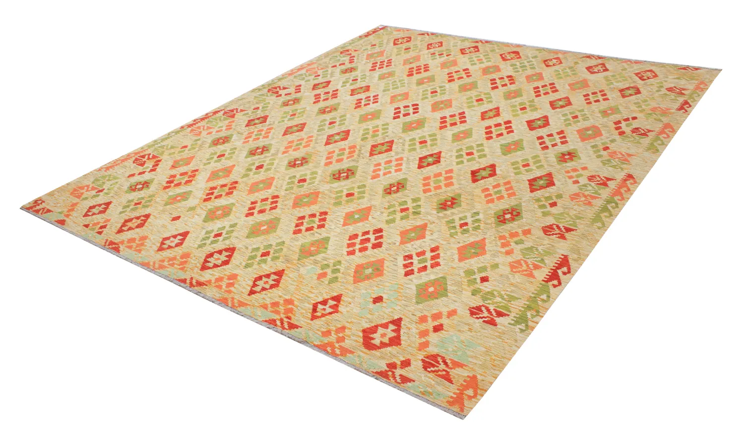 Tapis Oriental - Vegi Kelim Hand Woven - 305 x 392 cm