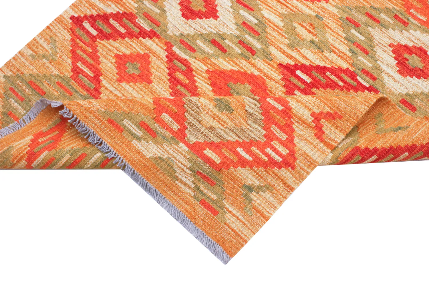 Tapis Oriental - Vegi Kelim Hand Woven - 83 x 201 cm
