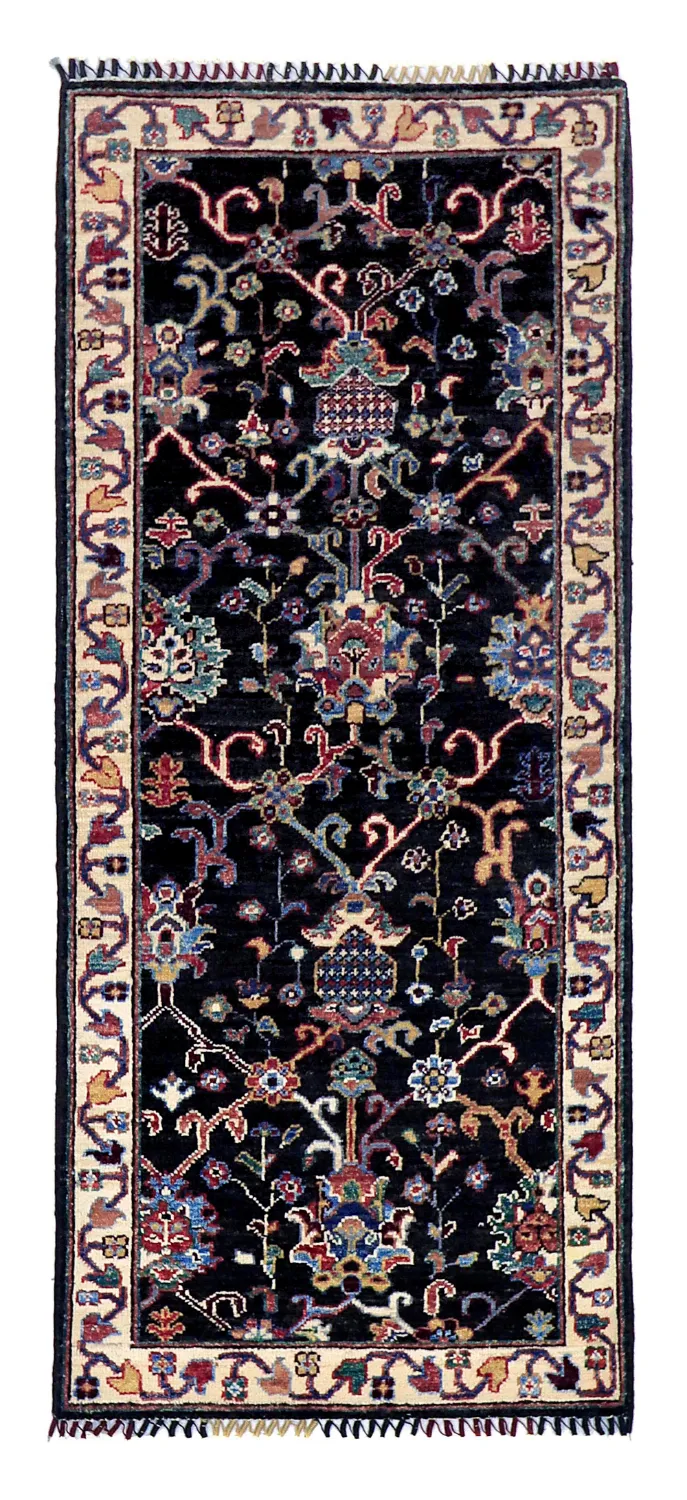 Tapis Oriental - Chaman Rug Hand Knotted - 63 x 150 cm