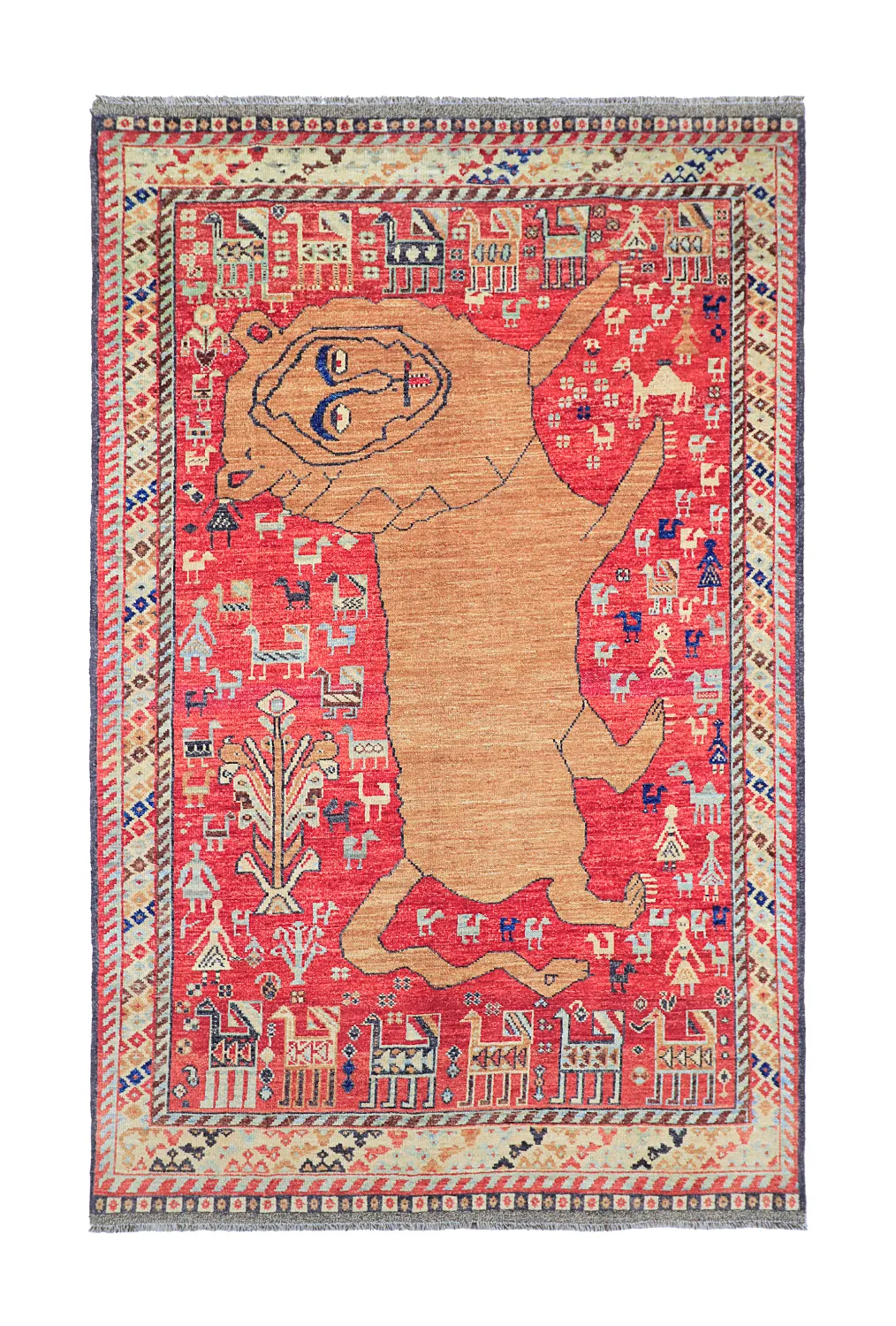 Tapis Oriental - Tribal Hand Knotted - 162 x 272 cm