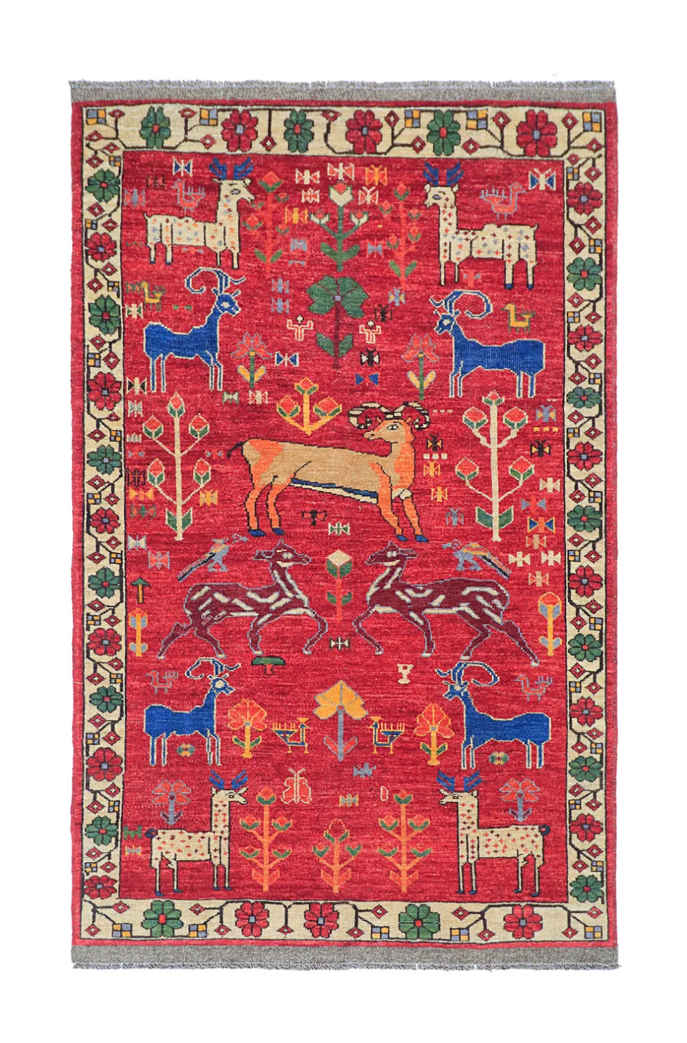 Tapis Oriental - Tribal Hand Knotted - 158 x 239 cm