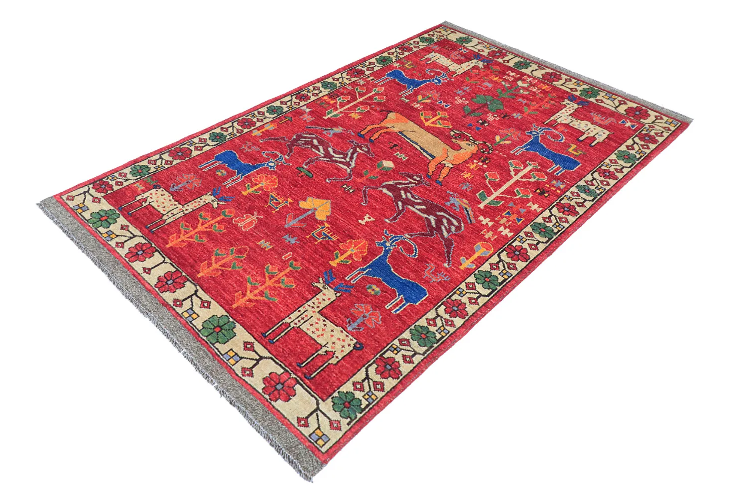 Tapis Oriental - Tribal Hand Knotted - 158 x 239 cm