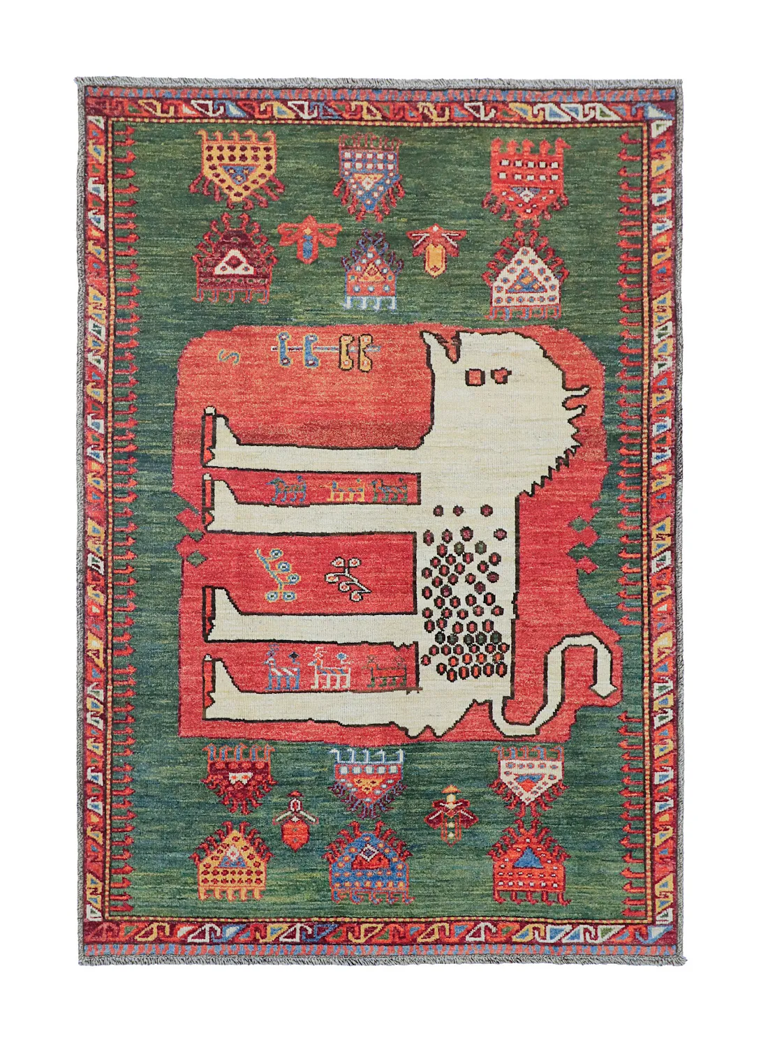 Tapis Oriental - Tribal Hand Knotted - 149 x 211 cm