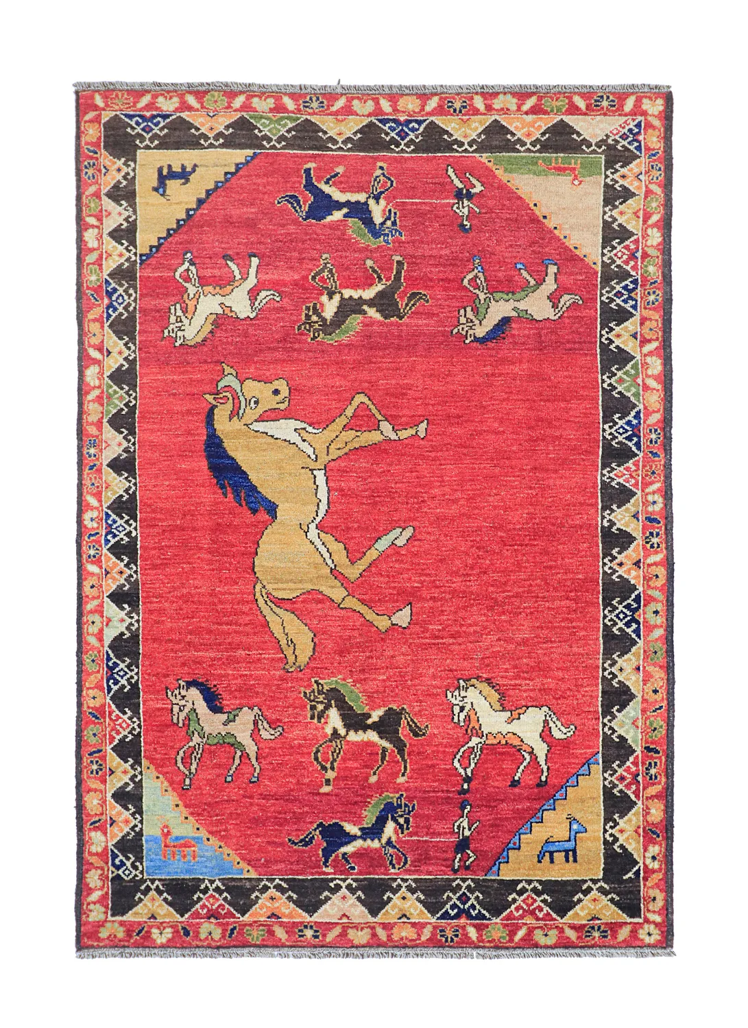 Tapis Oriental - Tribal Hand Knotted - 144 x 220 cm