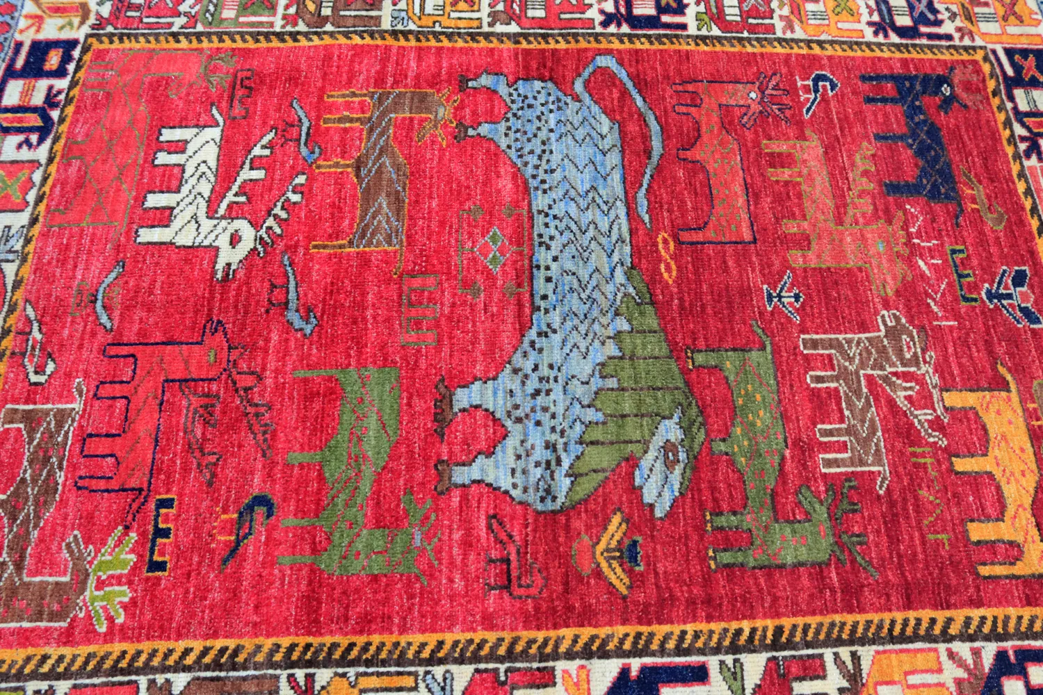 Tapis Oriental - Tribal Hand Knotted - 148 x 199 cm