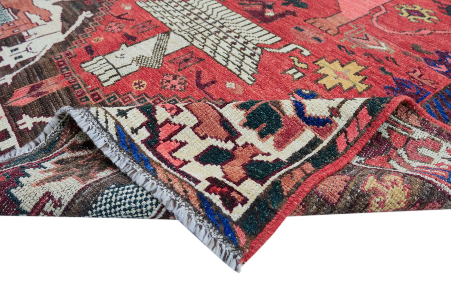 Tapis Oriental - Tribal Hand Knotted - 154 x 221 cm