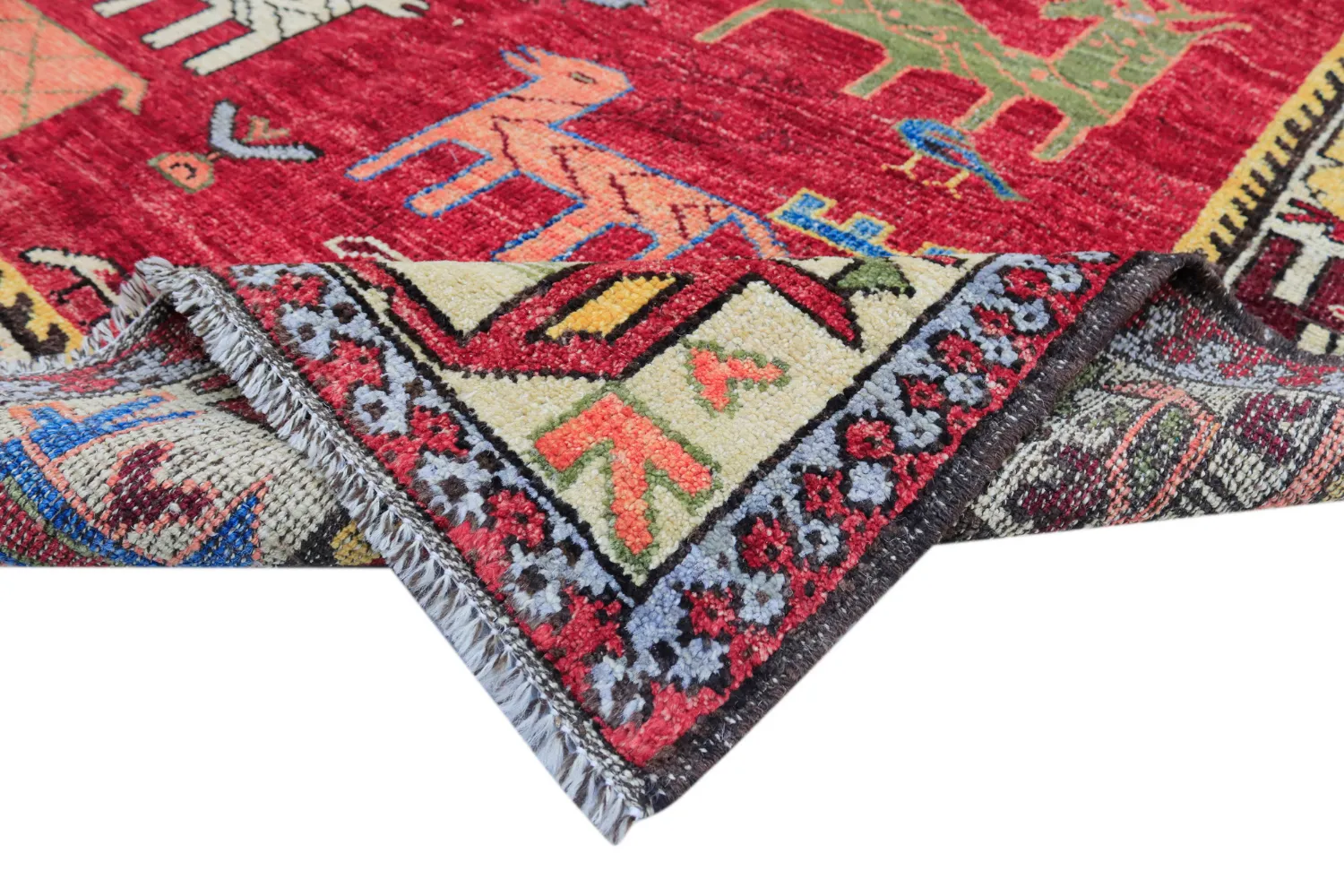 Tapis Oriental - Tribal Hand Knotted - 153 x 213 cm