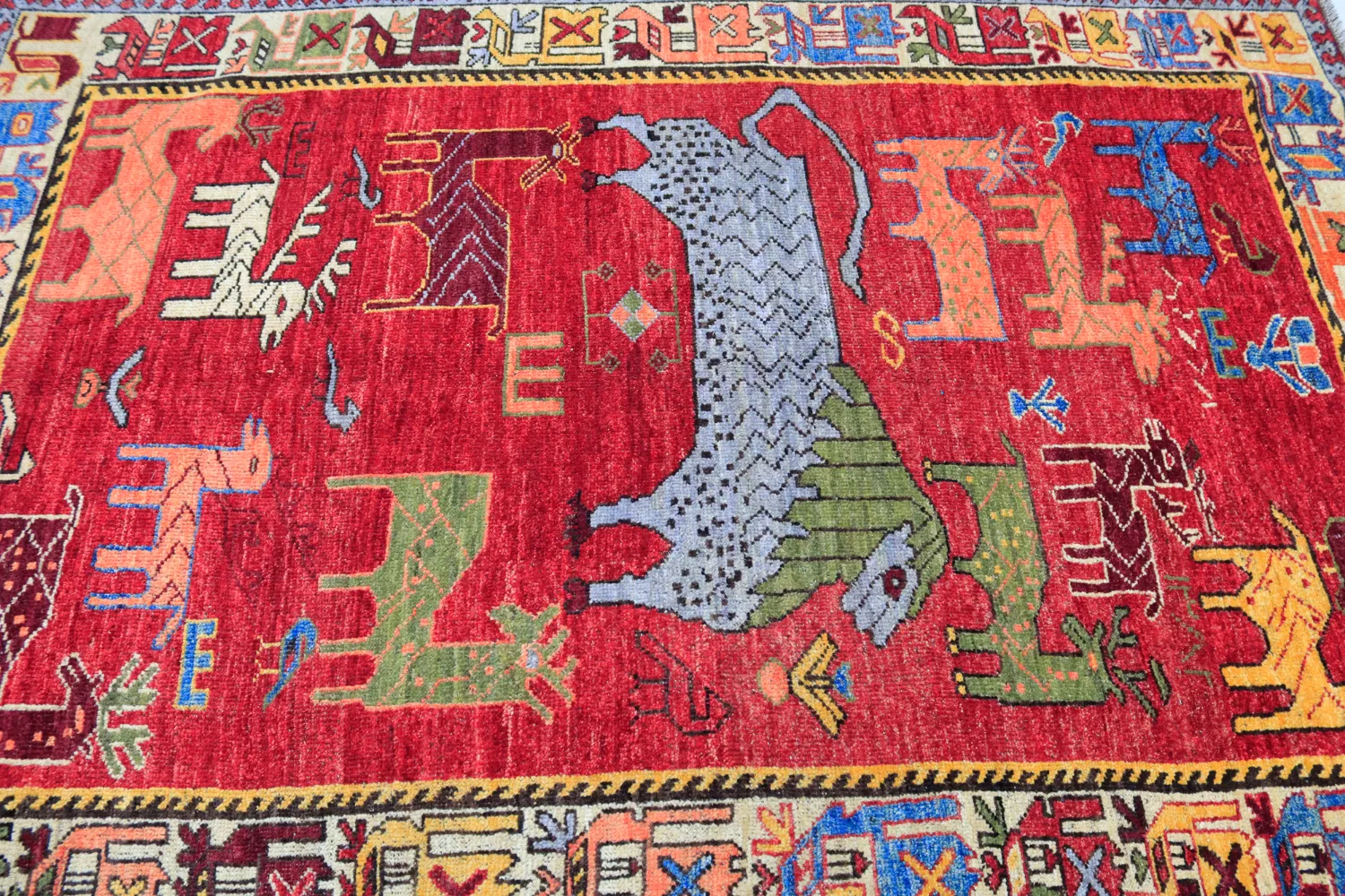 Tapis Oriental - Tribal Hand Knotted - 153 x 213 cm