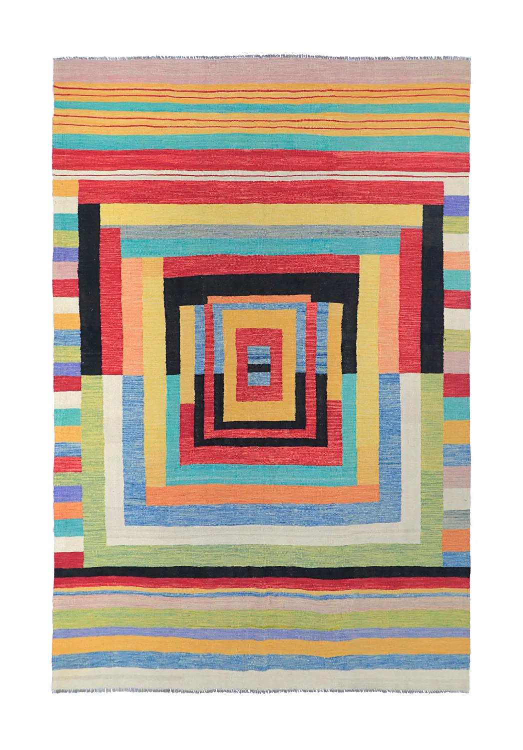 Tapis Oriental - Kelim Hand Woven - 201 x 299 cm
