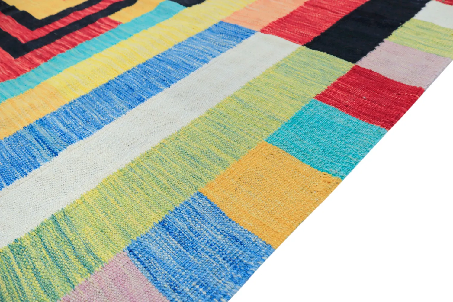 Tapis Oriental - Kelim Hand Woven - 201 x 299 cm