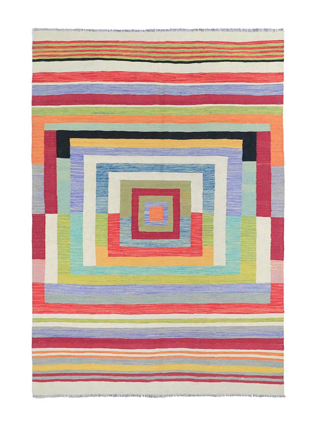 Tapis Oriental - Kelim Hand Woven - 172 x 244 cm