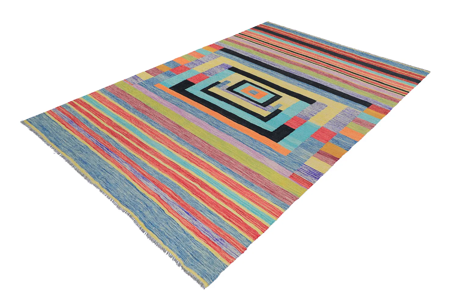 Tapis Oriental - Kelim Hand Woven - 203 x 299 cm