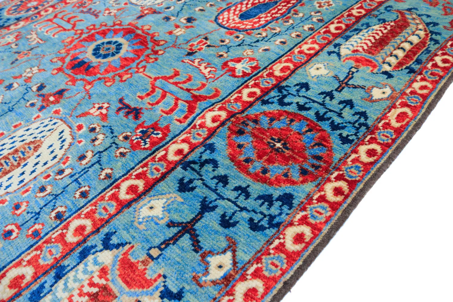 Tapis Oriental - Suzani Hand Knotted - 170 x 240 cm