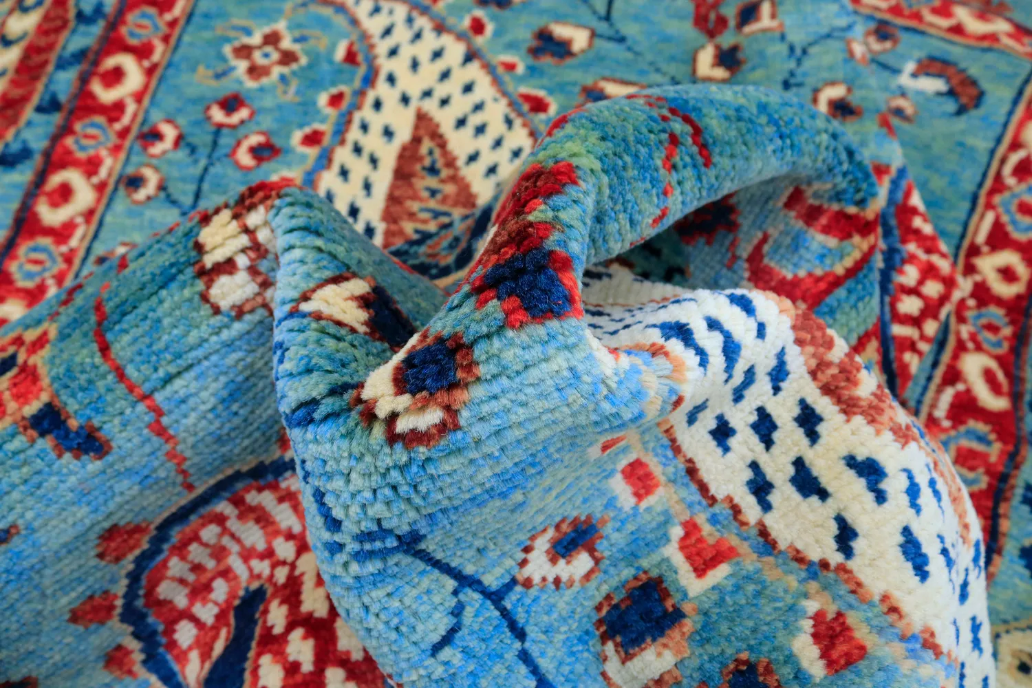 Tapis Oriental - Suzani Hand Knotted - 170 x 240 cm