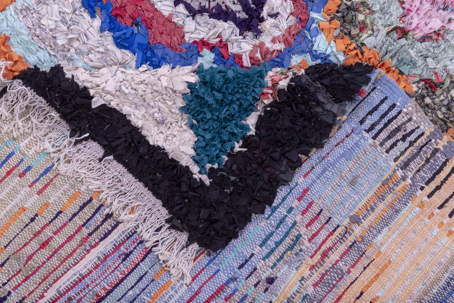 Tapis Marocain Berbère Boucherouite 200 x 125 cm