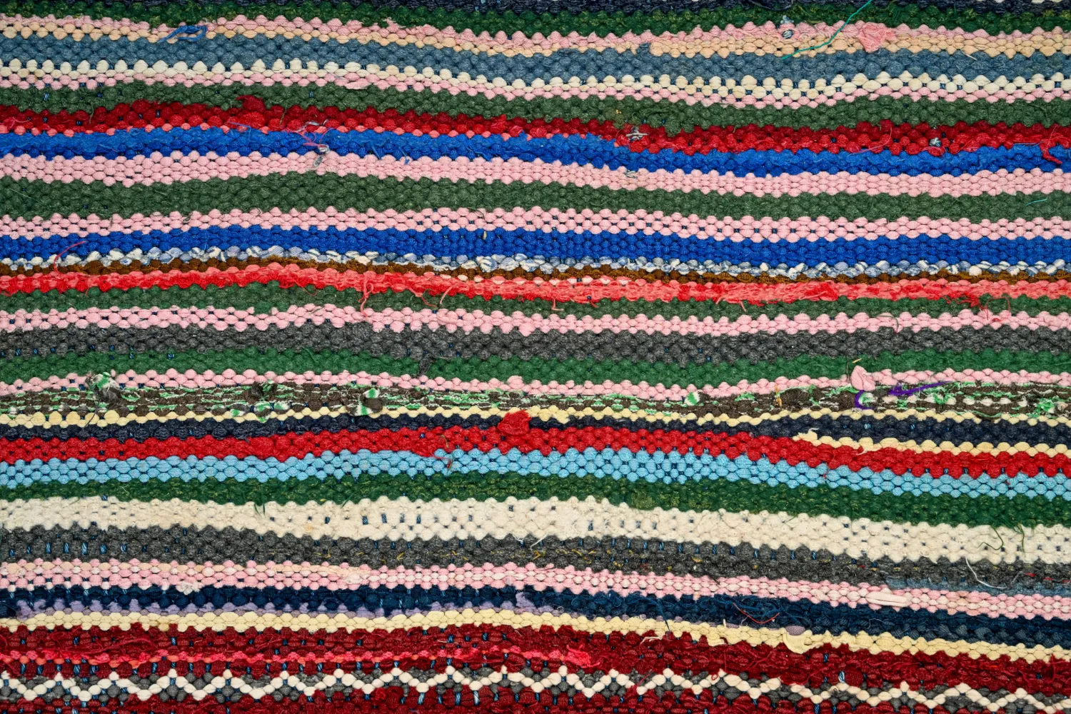 Tapis berbère marocain Boucherouite 150 x 340 cm