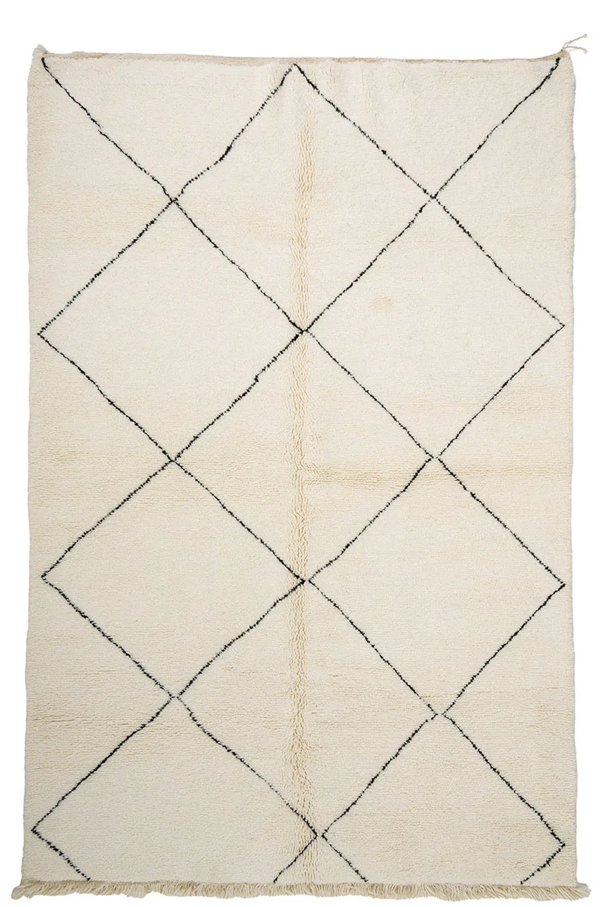 Tapis kilim marocain Beni Ourain 195 x 295 cm