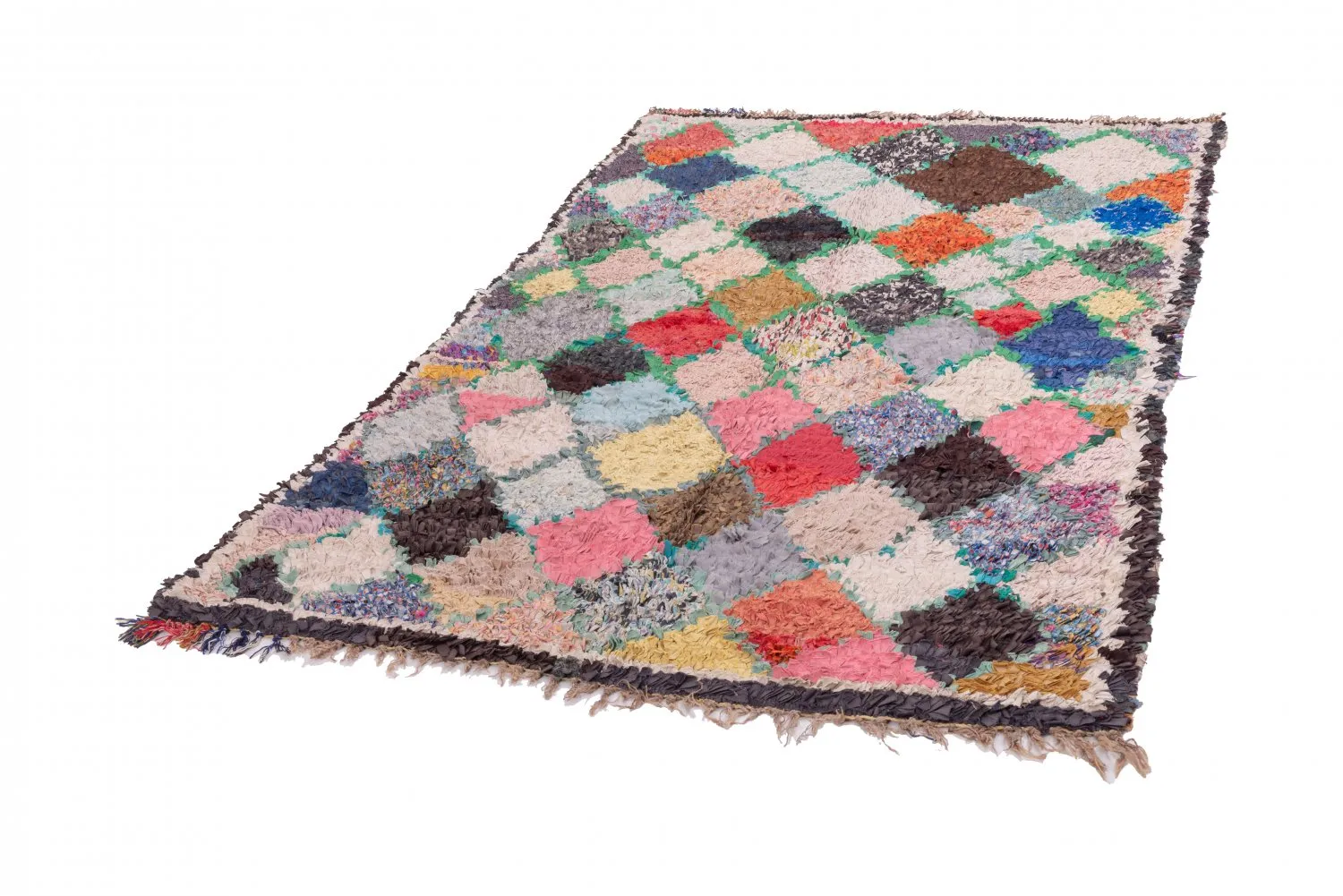 Tapis Marocain Berbère Boucherouite 230 x 145 cm